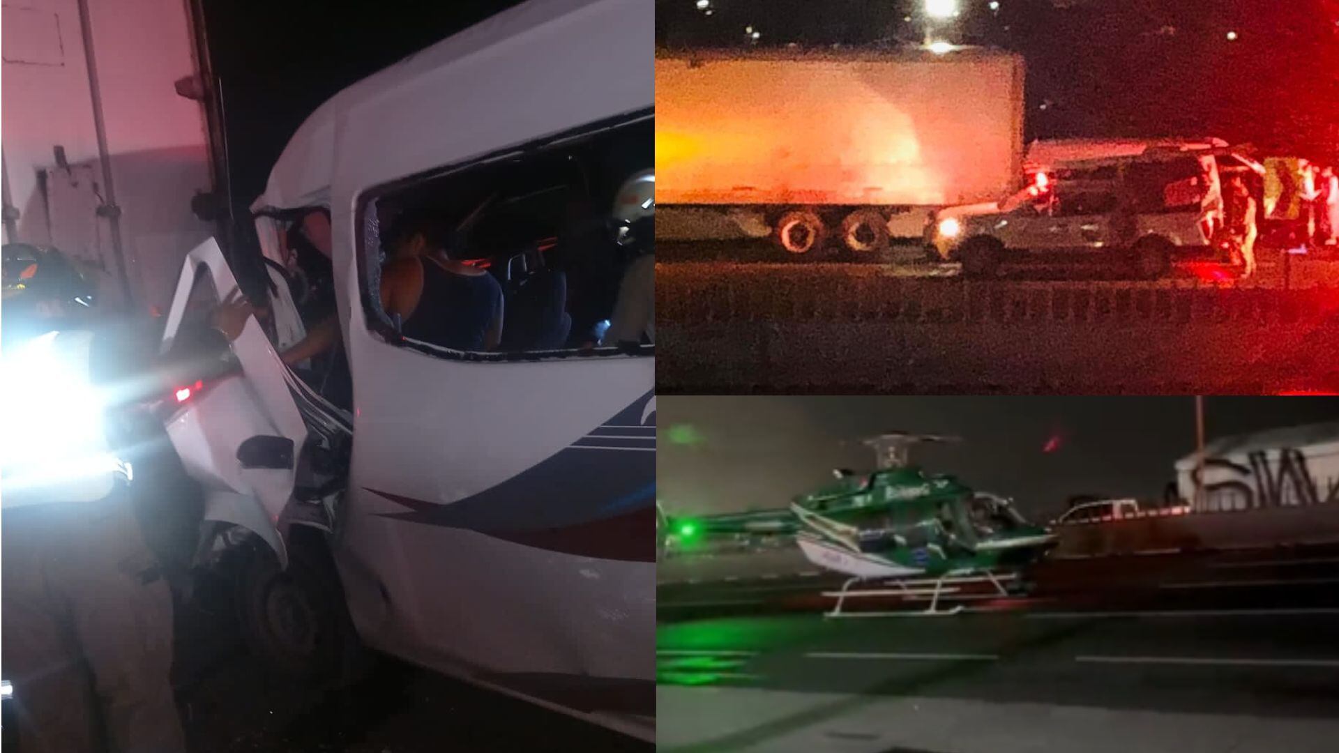 Fuerte Accidente Entre Trailer Y Una Combi En La Carretera México Pachuca Se Reportan 7 7847