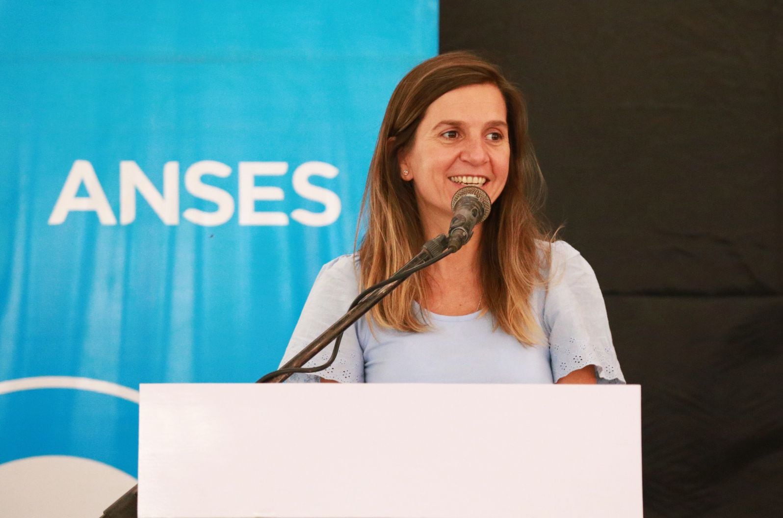 Fernanda Raverta, titular de la Anses