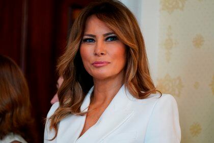 La primera dama de Estados Unidos, Melania Trump.  EFE / Anna Moneymaker