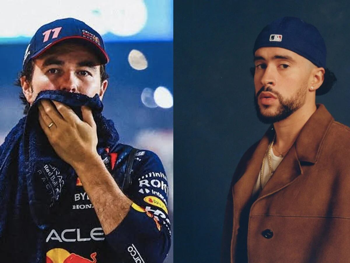 Bad Bunny hace presencia en la F1 con Checo Pérez y Max Verstappen