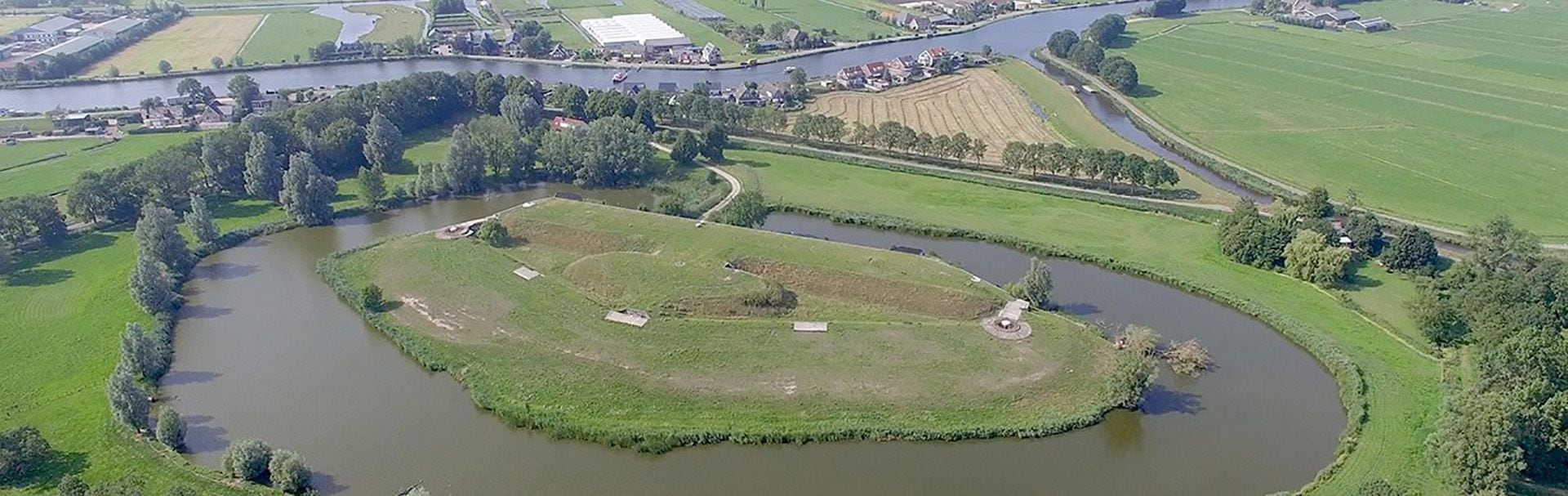La extensión de las Líneas de defensa de Ámsterdam (Países Bajos)