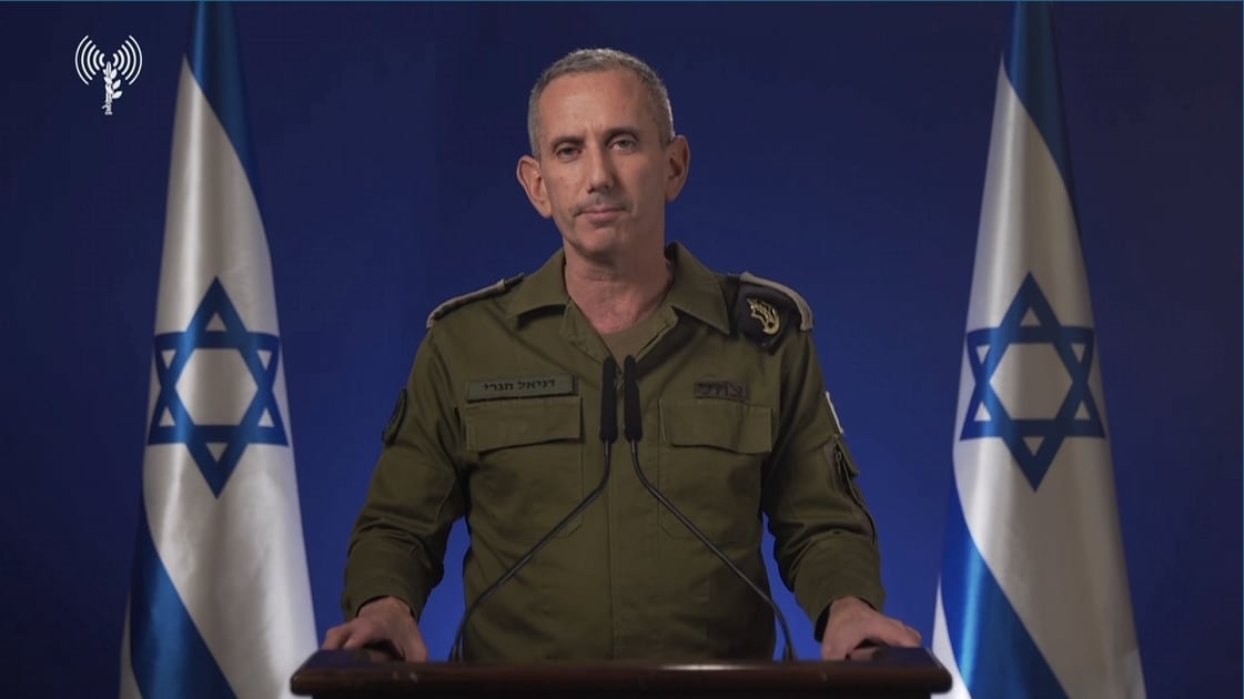 conferencia del vocero de la Fuerzas de Defensa de Israel