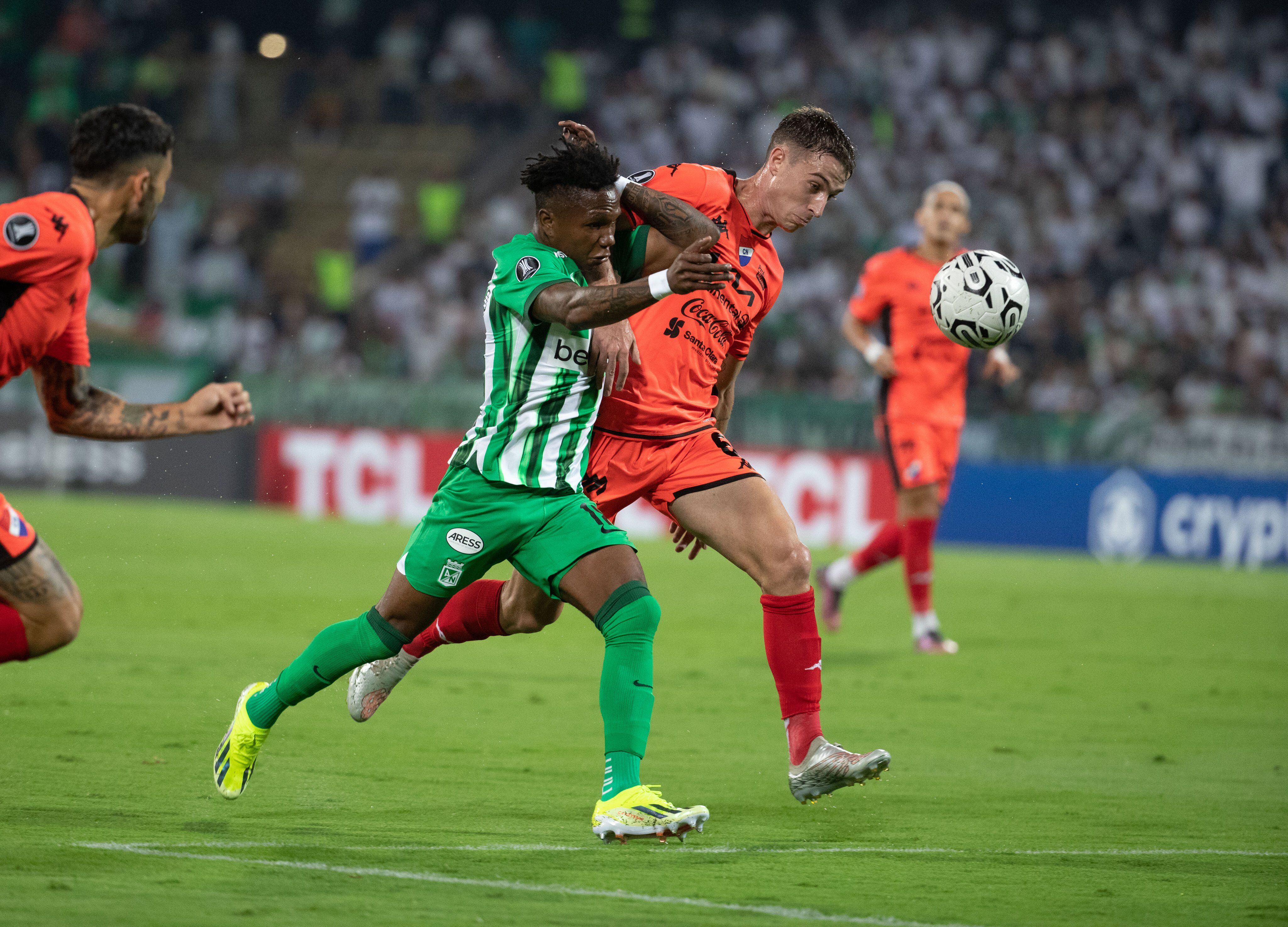 Atlético Nacional perdió 4-0 en el marcador global ante Club Nacional de Paraguay en la Fase 2 de la Copa Libertadores 2024 - crédito Copa Libertadores