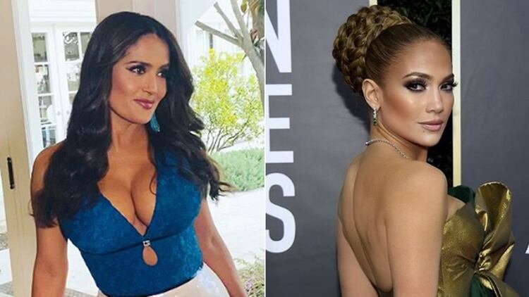 Salma Hayek y Jennifer Lopez