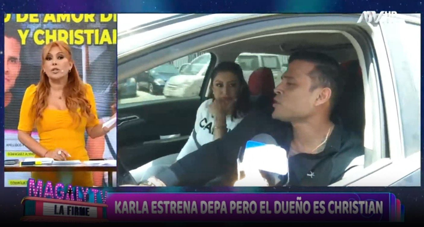 Magaly Medina advierte a Karla Tarazona: “Si la relación no funciona, ¿quién se queda con el departamento?”. (Captura: Magaly TV La Firme)