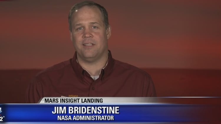 Jim Bridenstine, administrador de la NASA y optimista en el hallazgo de vida en los próximos años