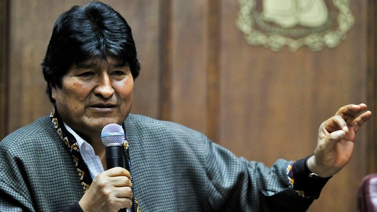 Evo Morales, presidente de Bolivia entre 2006 y 2019 (Photo by CLAUDIO CRUZ / AFP)