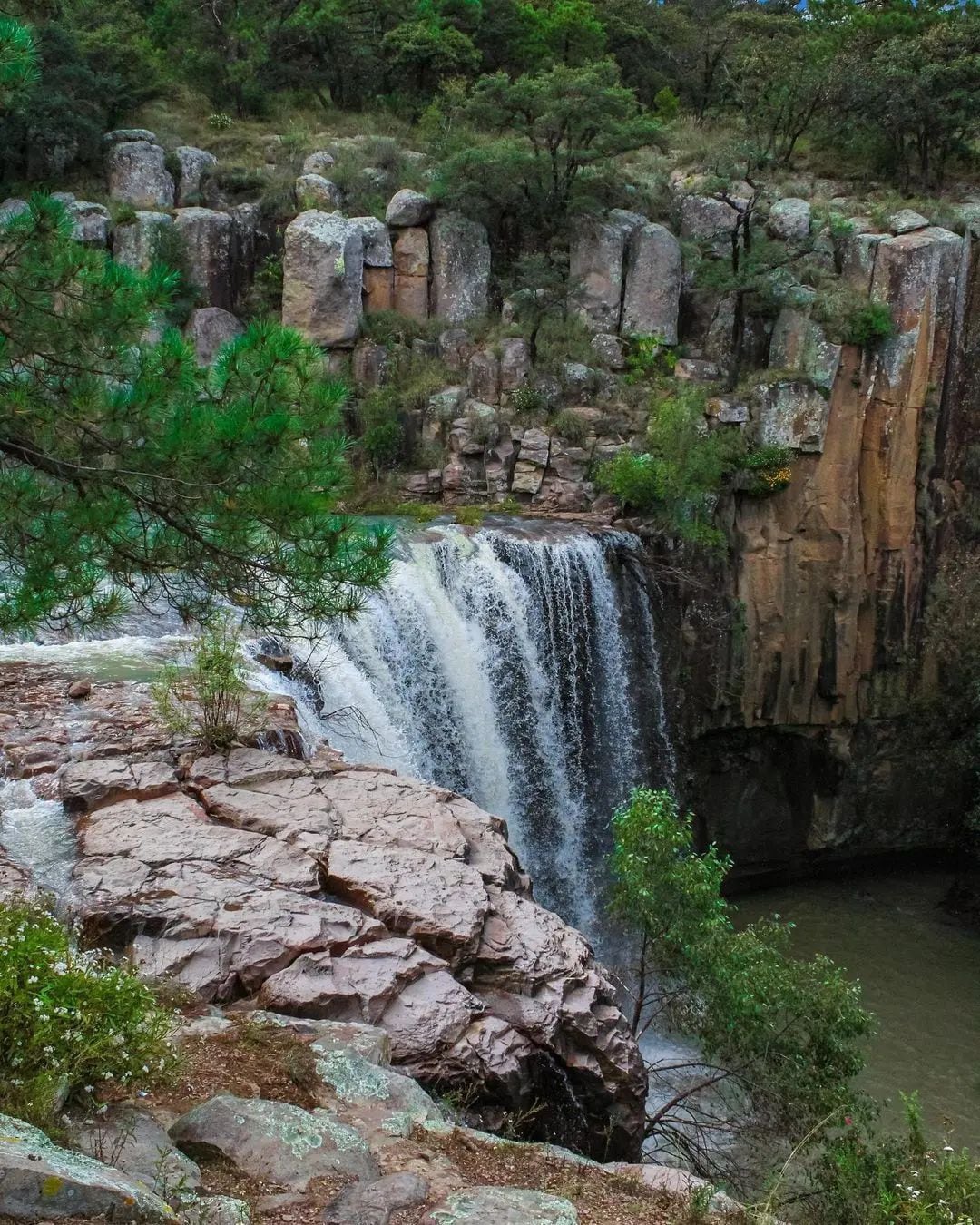 Lugares para visitar na ponte - cachoeiras Aculco, Estado do México