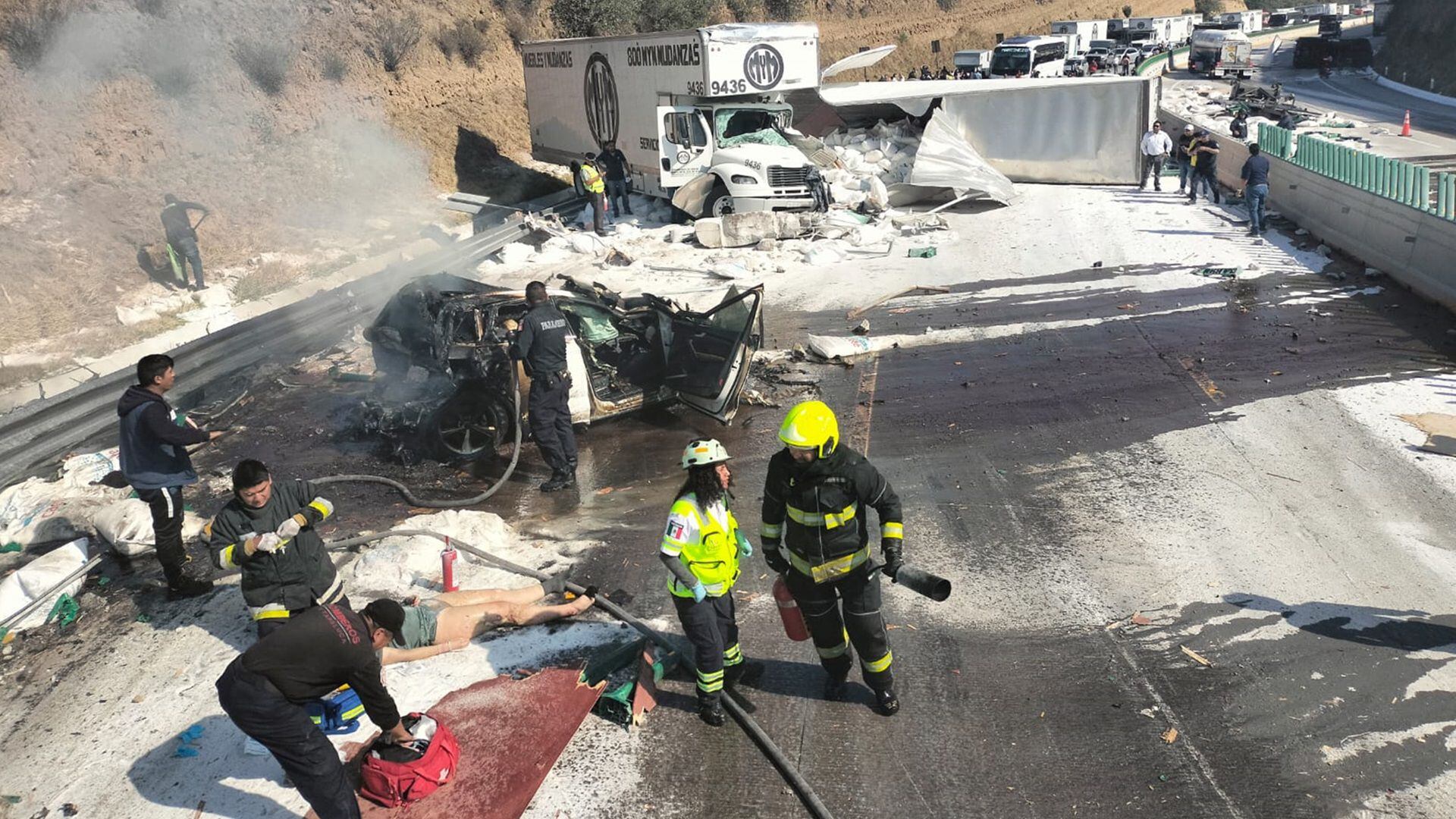 accidente México Puebla