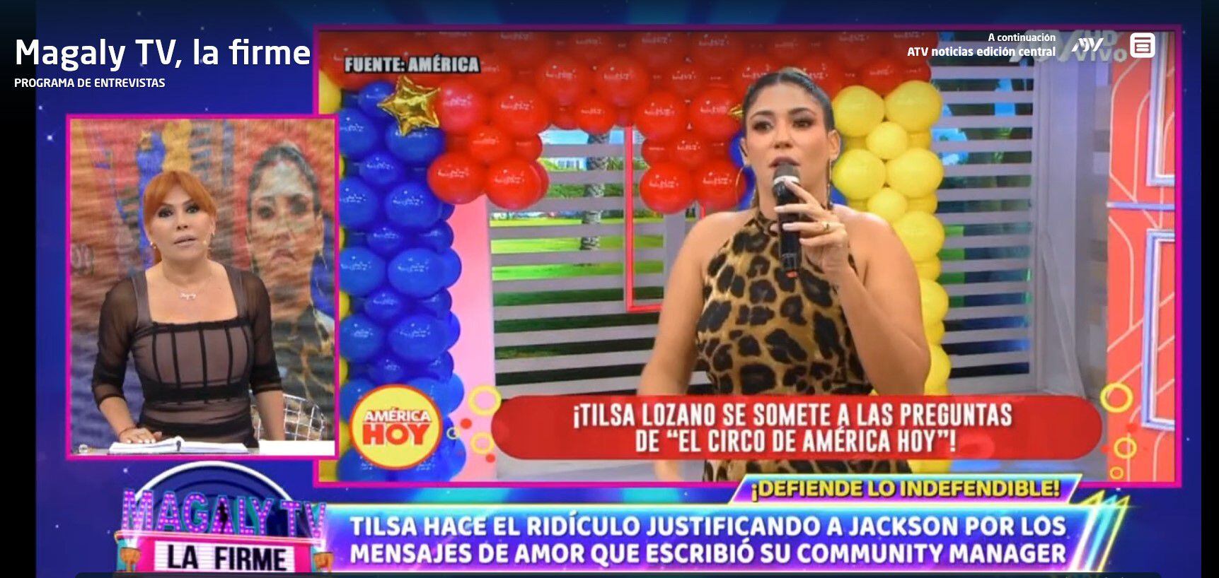 Tilsa Lozano justifica mensajes que escribió Jackson Mora.