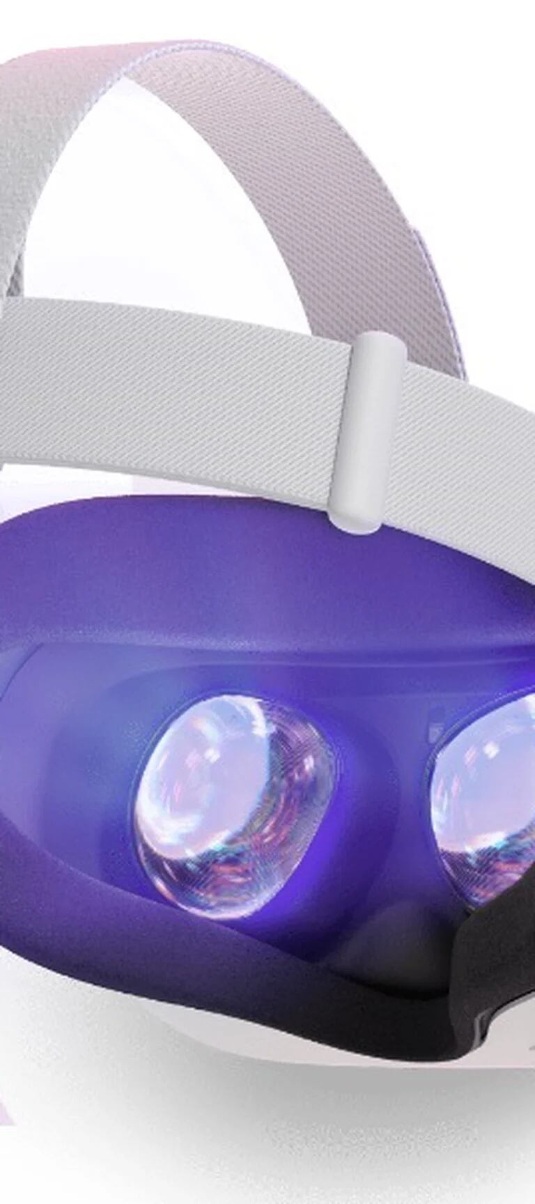 Estuche de carga iluminado para el casco de realidad virtual Meta