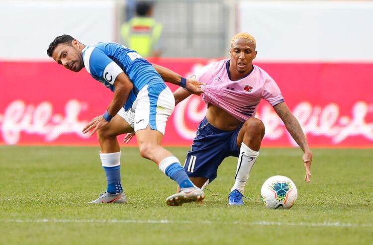 Juan Barrera fue el jugador de Nicaragua que quedó en medio del escándalo por los votos erróneos (USA TODAY Sports/Sipa USA)