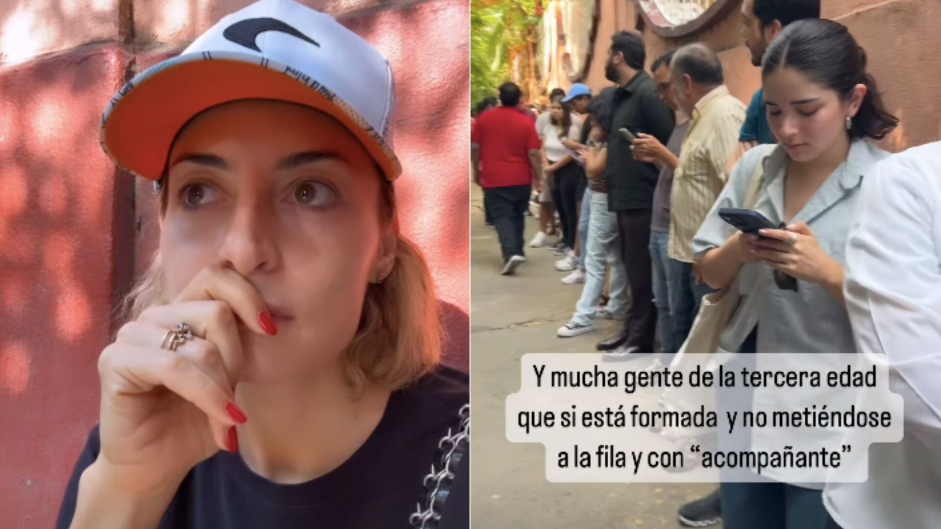 La actriz Marimar Vega documentó en Instagram que no ha podido votar en una casilla especial debido a la desorganización de los funcionarios electorales