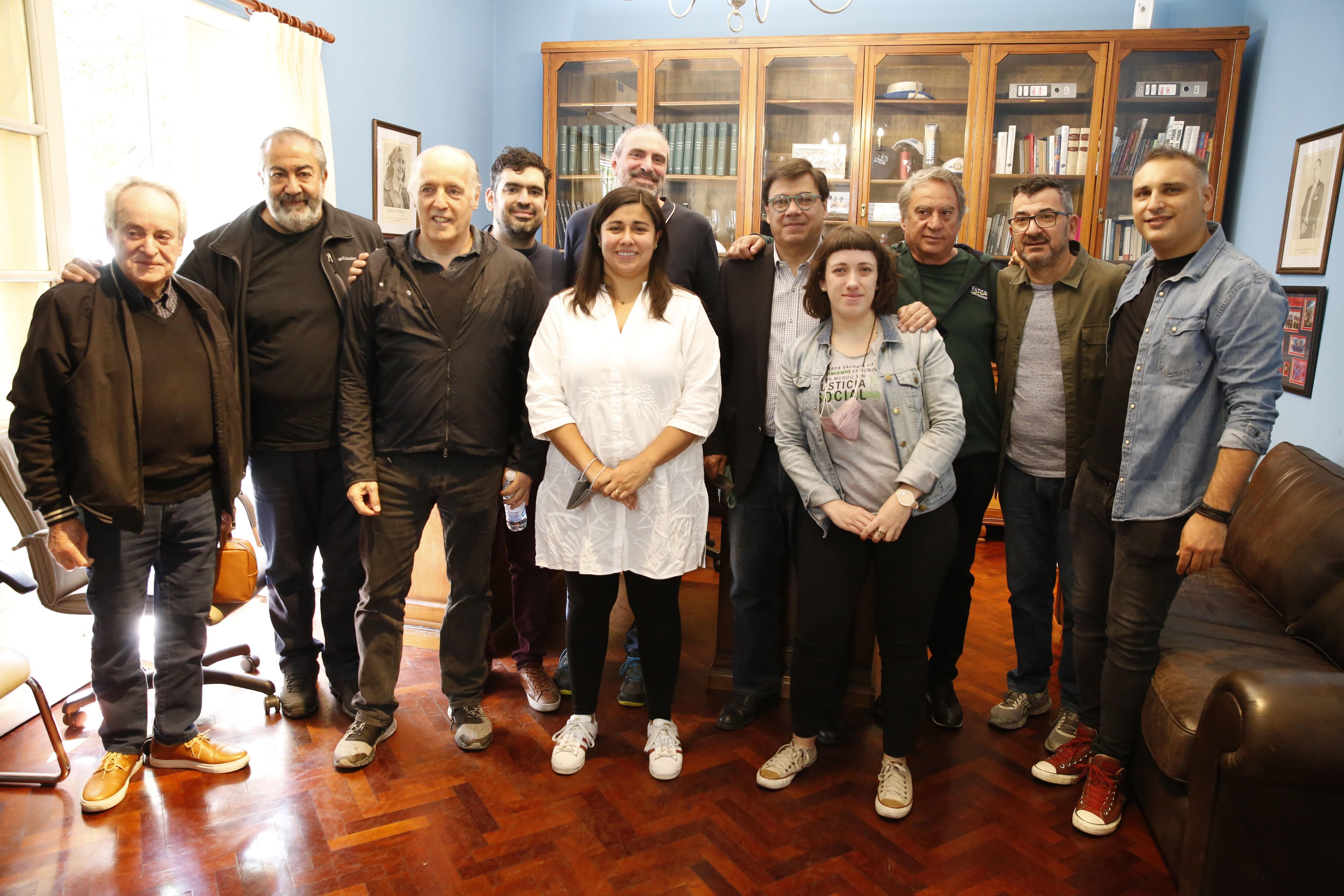 Héctor Daer y Claudio Moroni presidieron un acto de campaña en Capital