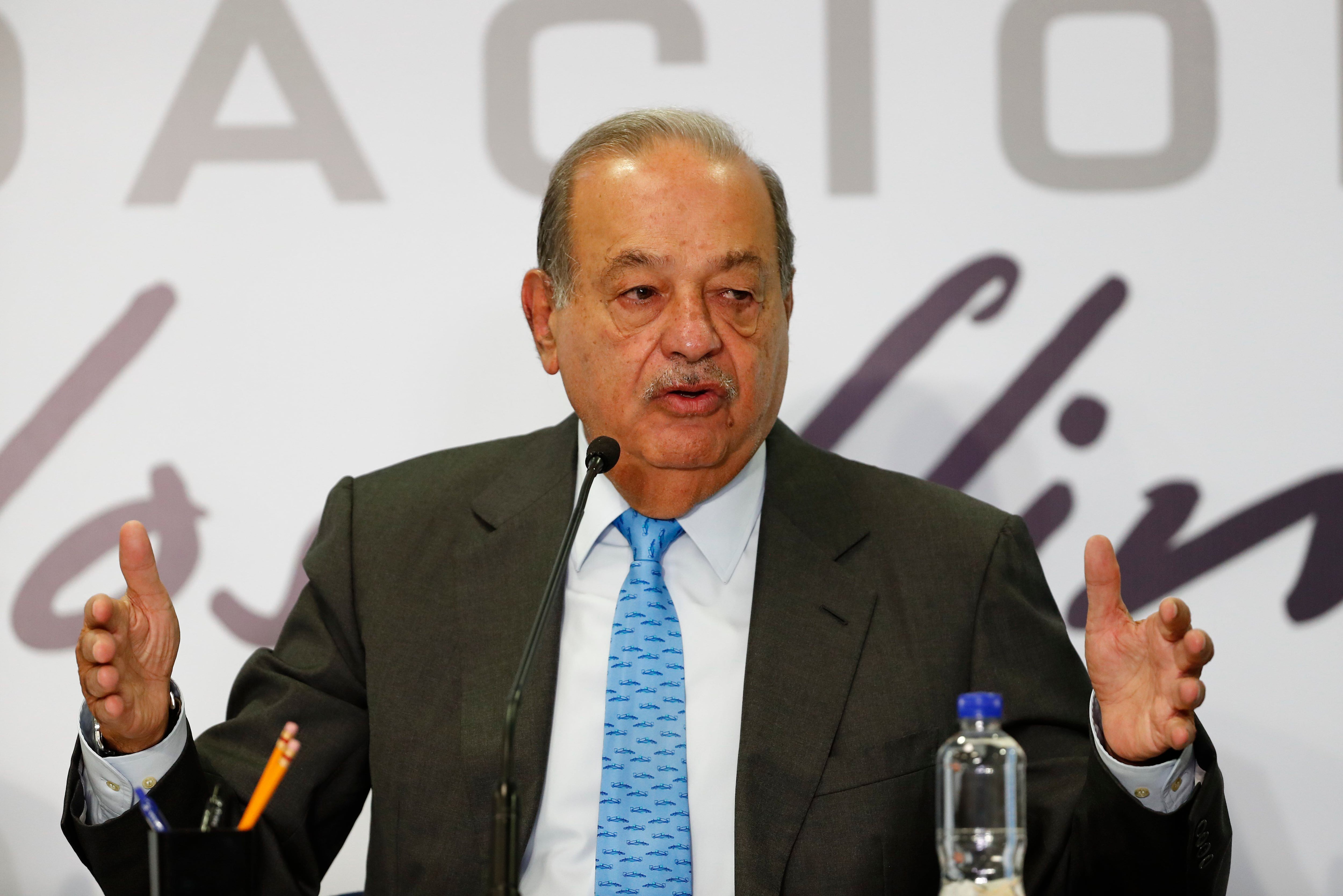 Carlos Slim aumentó su fortuna y sigue en el ranking de los más ricos del mundo (Foto: EFE)