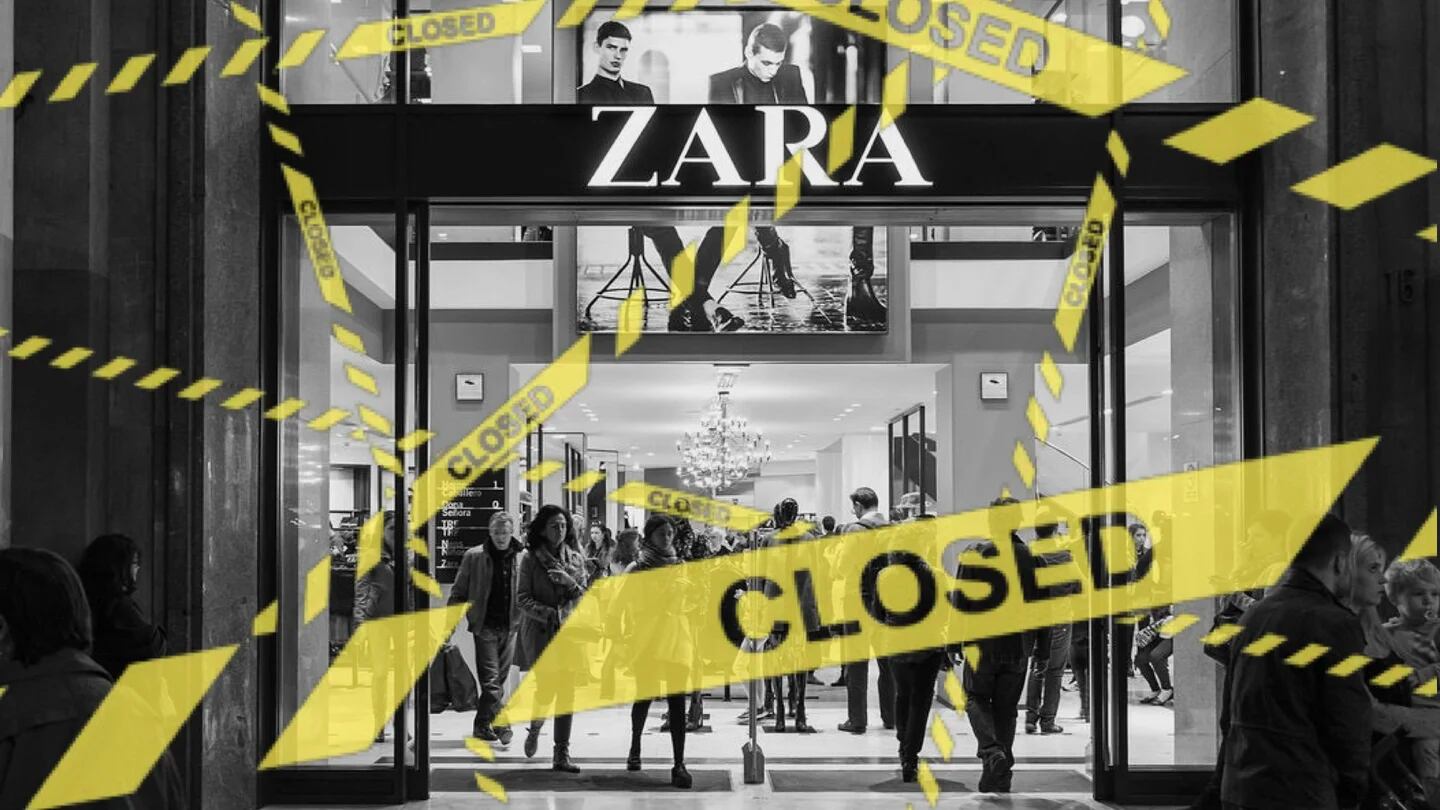 Tienda Zara cierra 1.200 locales y acelera el modelo online