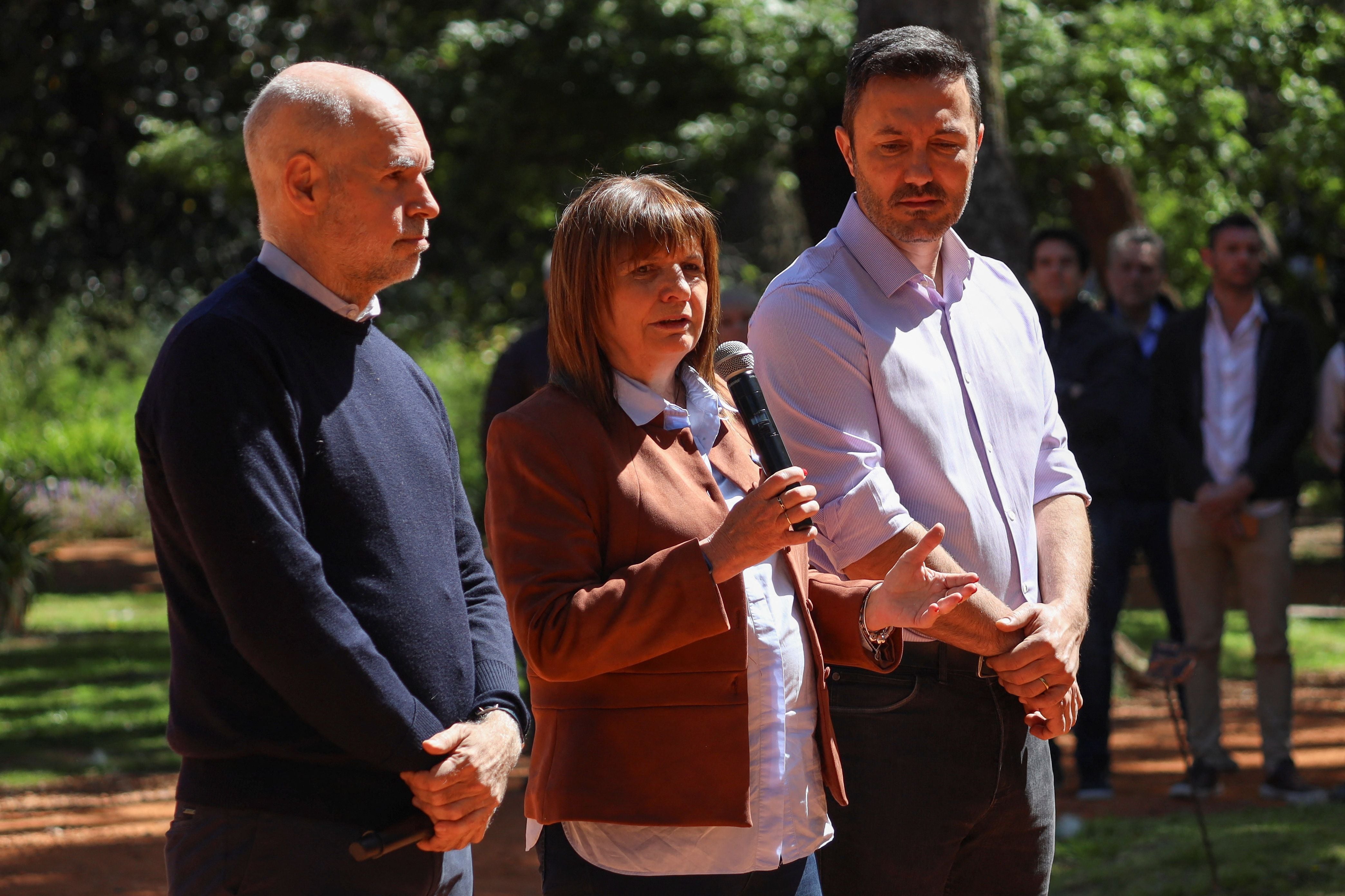 Patricia Bullrich anunció que Horacio Rodríguez Larreta sería su eventual jefe de Gabinete - REUTERS/Cristina Sille