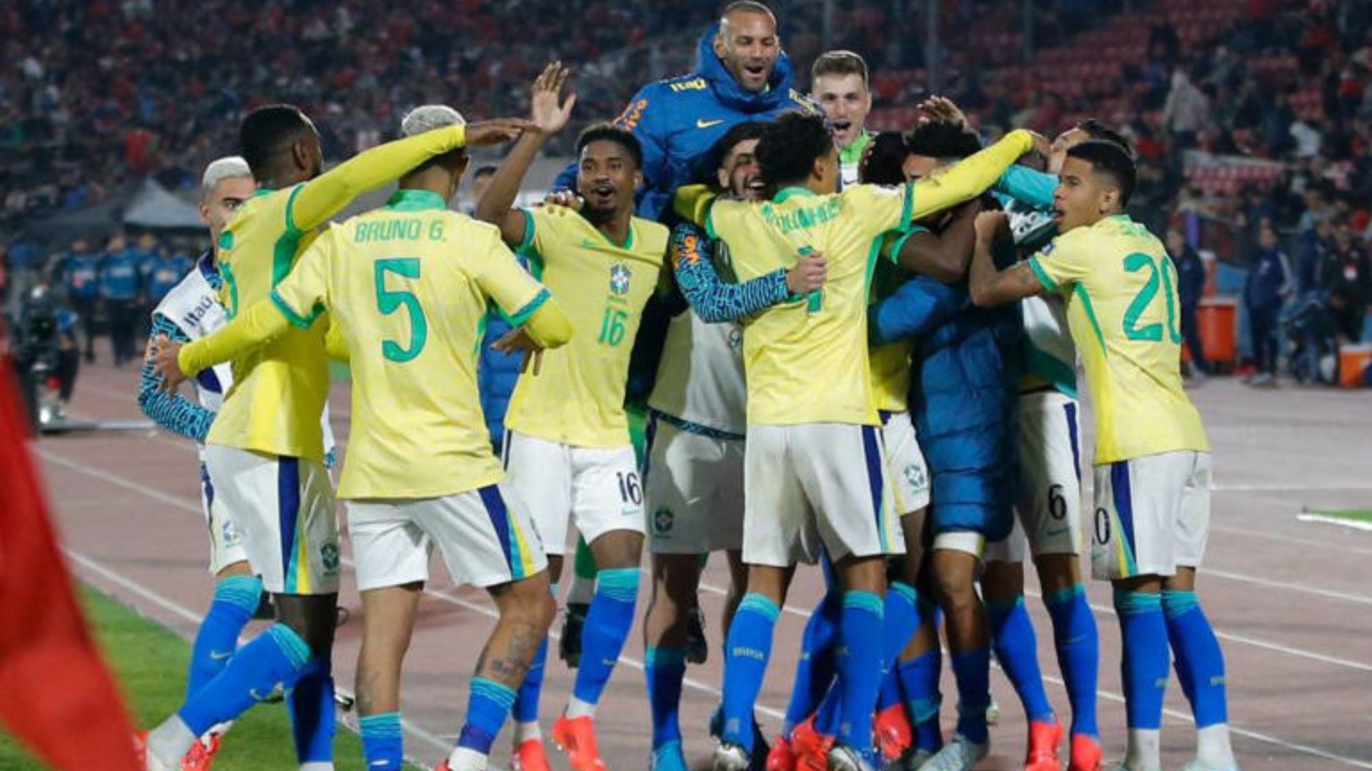 Brasil derrotó 2-1 a Chile, en Santiago. - Crédito: Getty Images