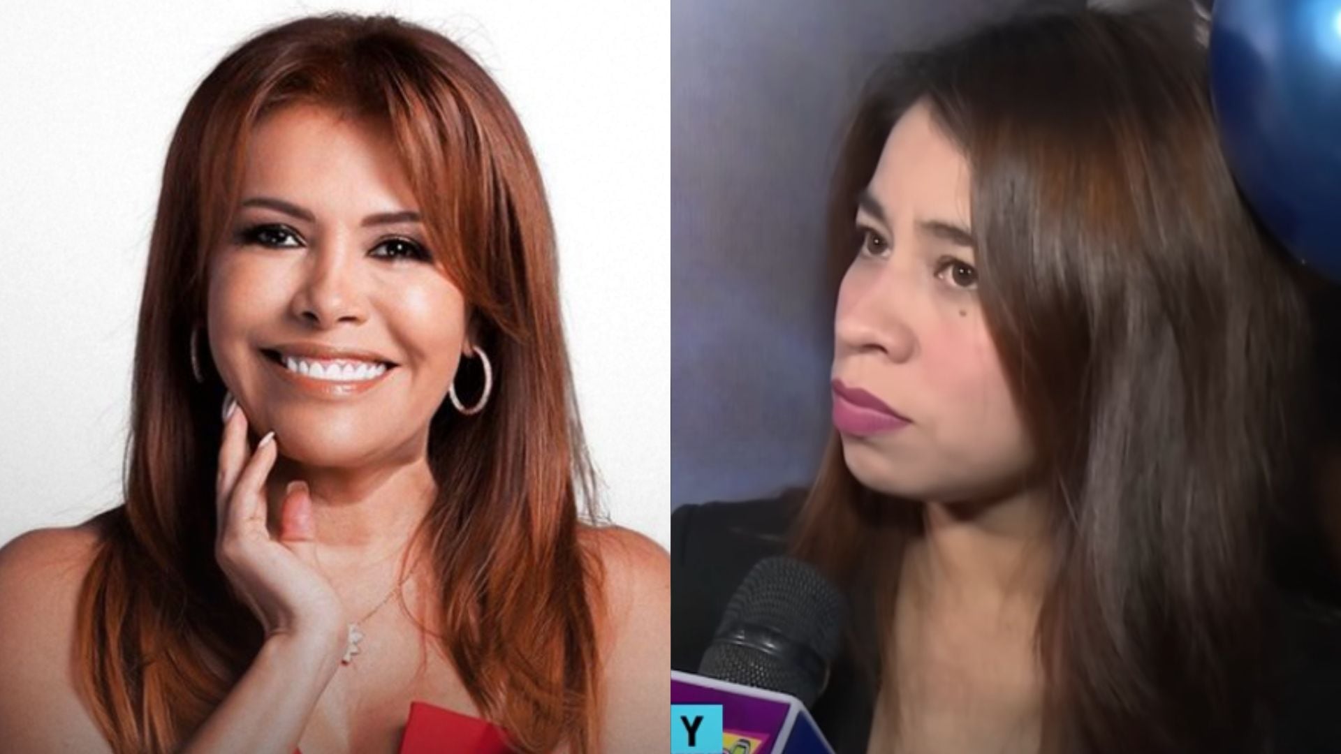 Magaly Medina se burla de la relación en “construcción” de Julián Zucchi  y Priscila Mateo. Panamericana TV.