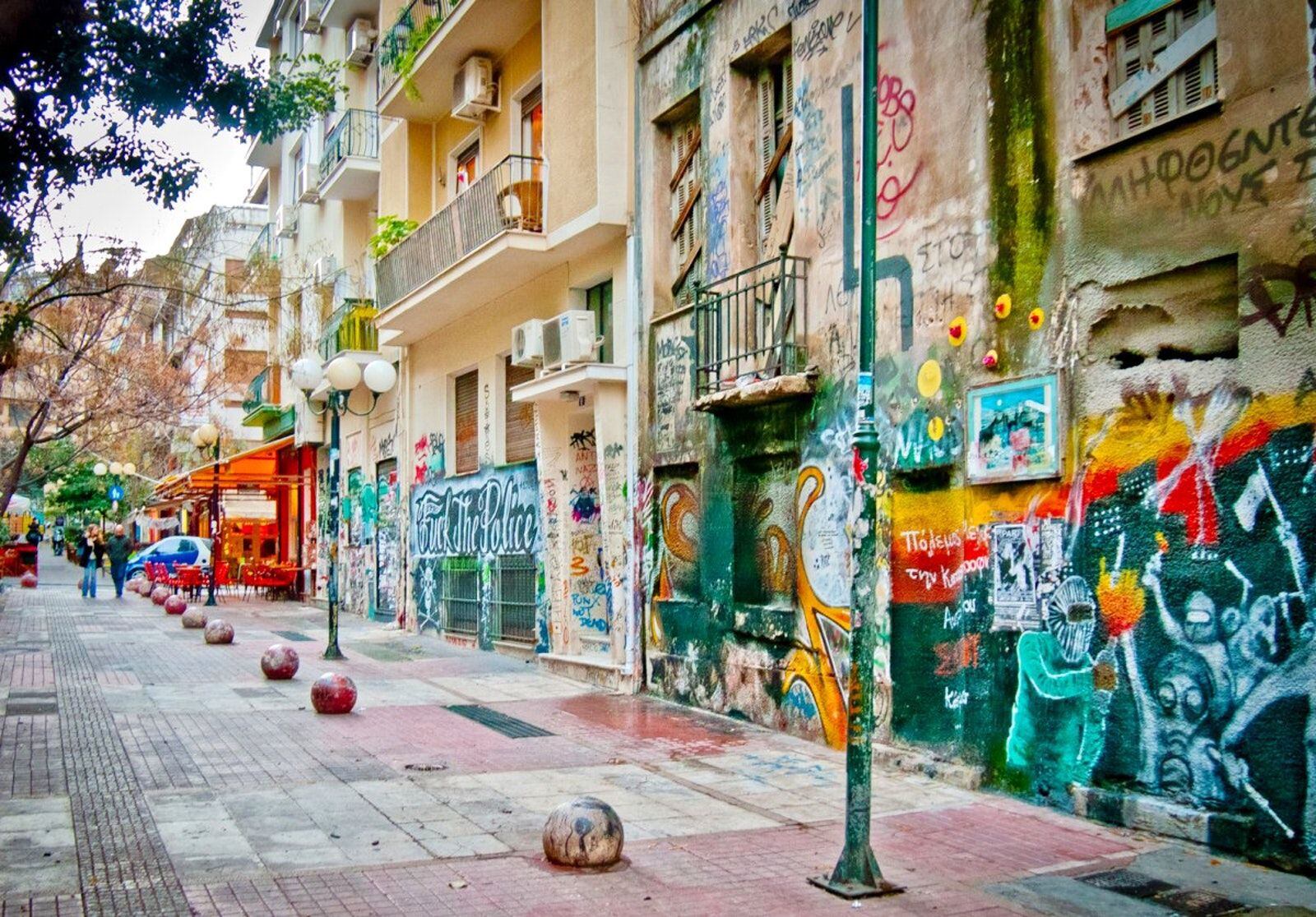 Exarchia, el barrio universitario, contracultural y anarquista de Atenas