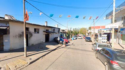 La calle donde ocurrió el asalto.