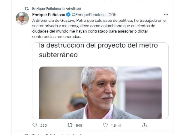 Peñalosa / Twitter