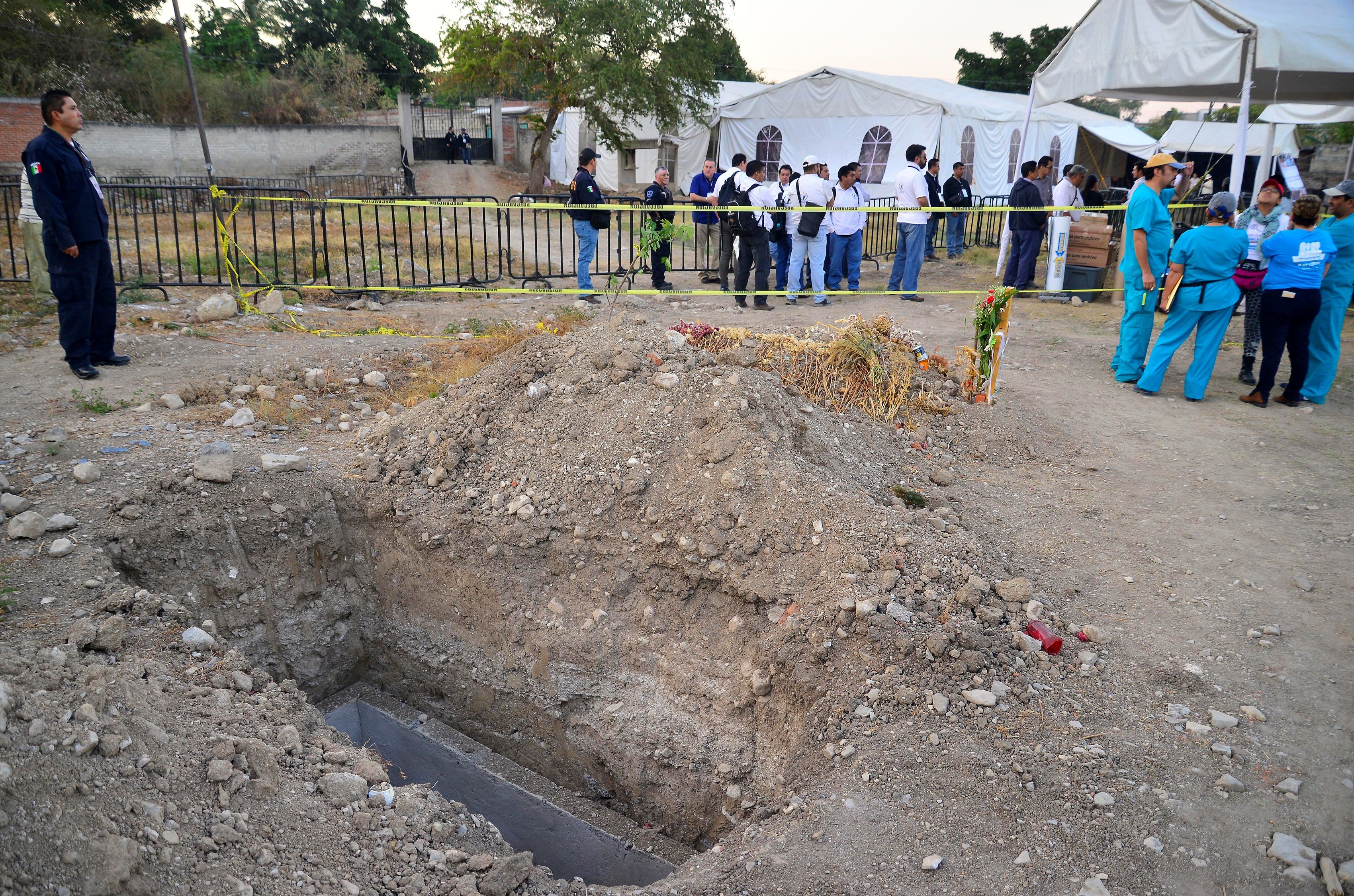 Jalisco se encuentra entre los estados con mayor número de cuerpos recuperados de fosas clandestinas (Foto: EFE/Tony Rivera)
