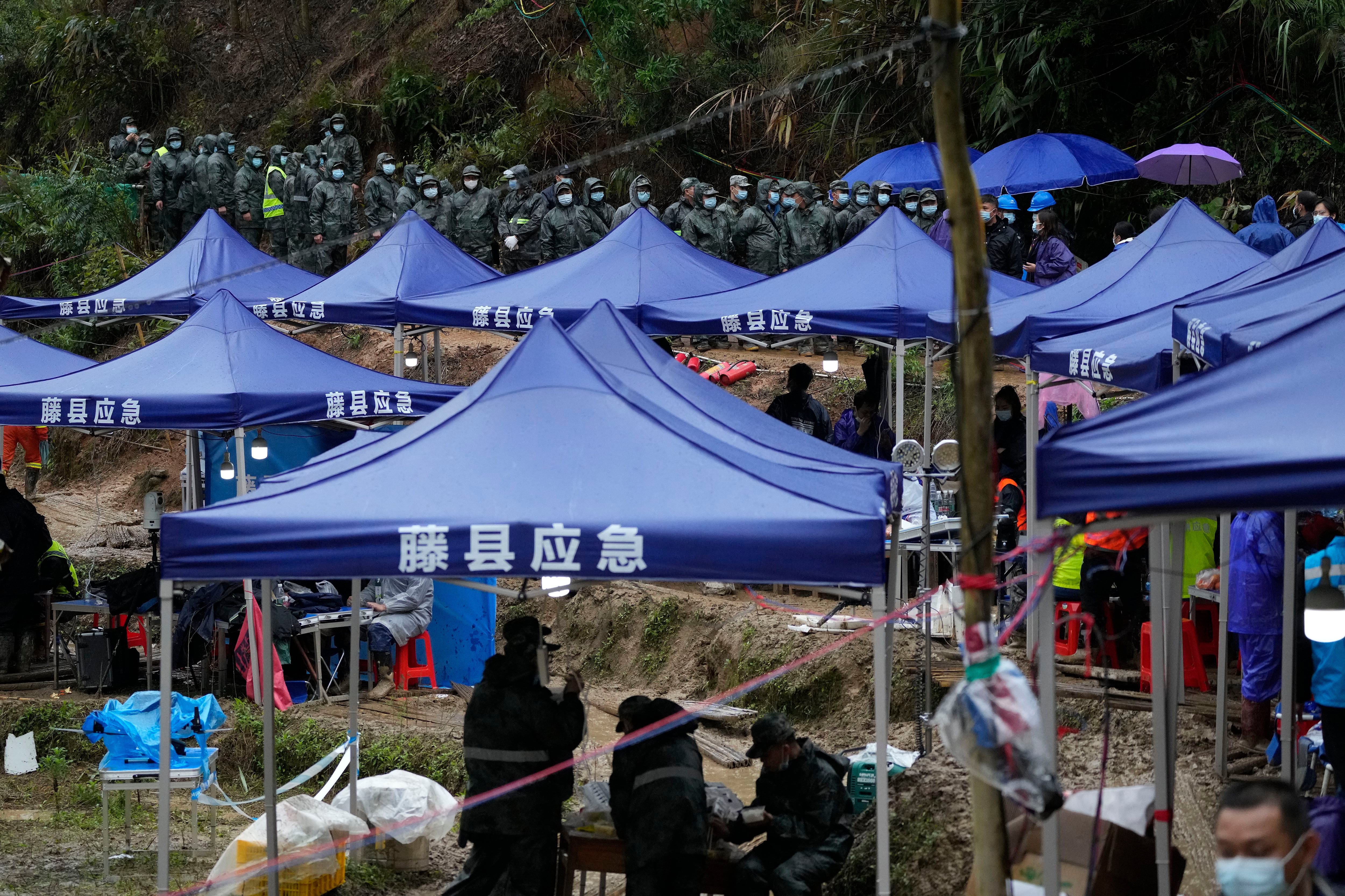 China Eastern plane wreckage