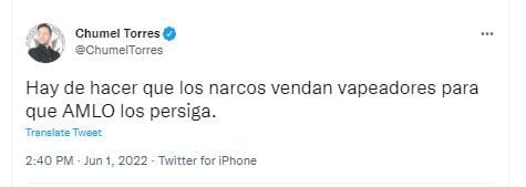 El influencer reprochó el esfuerzo que la administración ha dedicado a la lucha contra el narcotráfico. (Foto: captura de pantalla)