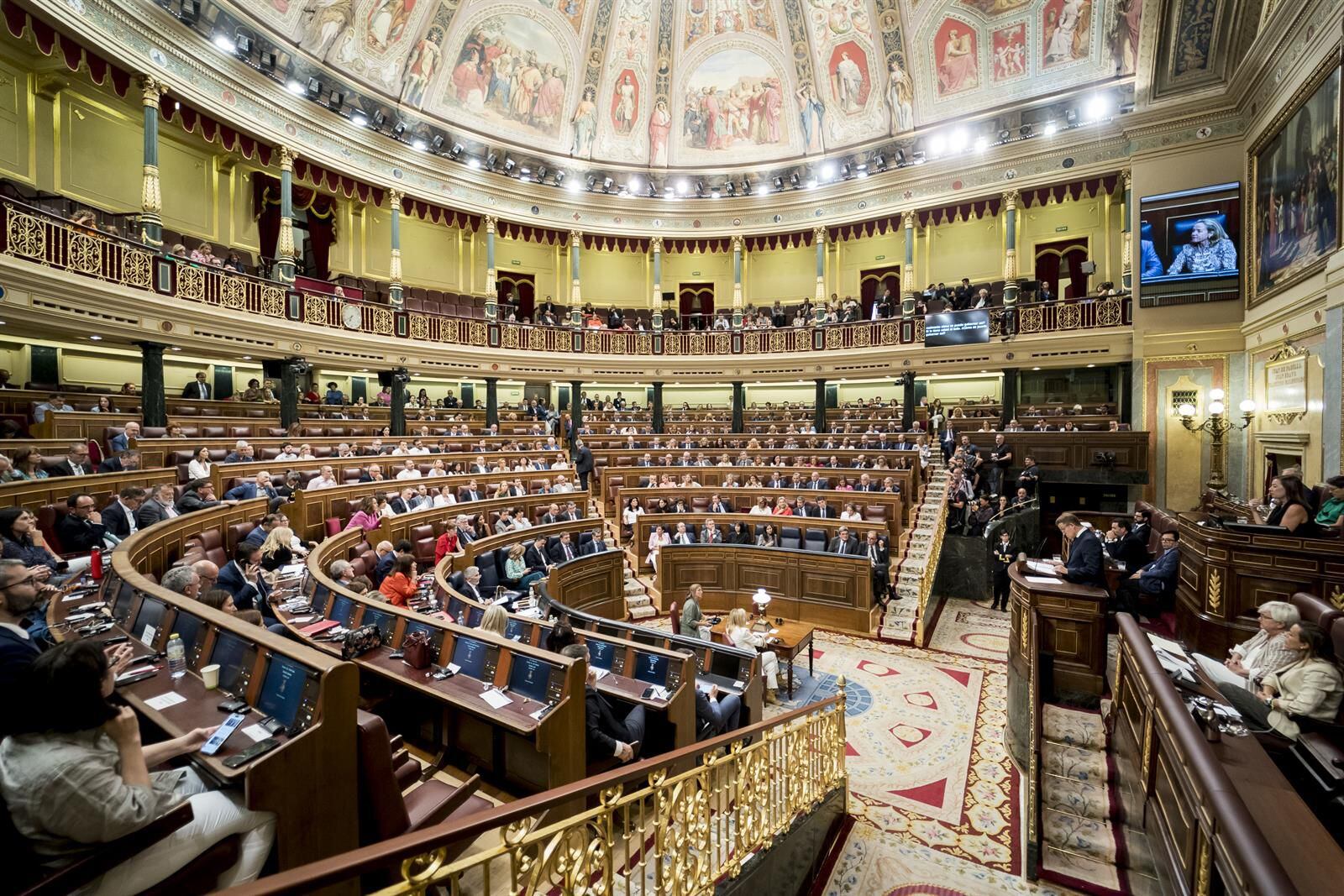 Hemiciclo. Congreso de los Diputados. (A. Pérez Meca - Europa Press)
