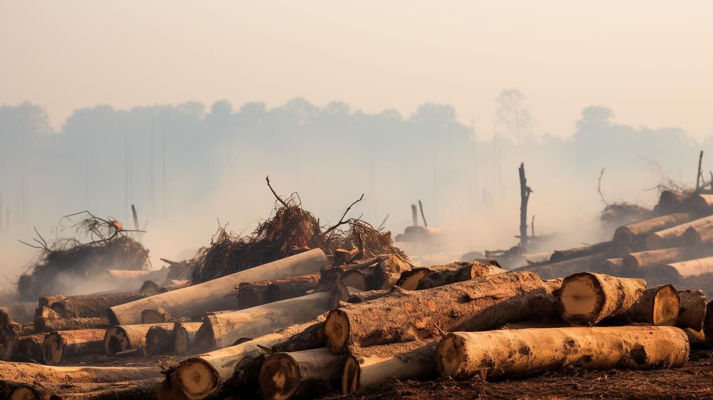 Ecosistema vulnerable: una imagen impactante documenta la devastadora deforestación, destacando la urgencia de abordar la pérdida de árboles, el desmonte y la tala que afectan el oxígeno y agravan el cambio climático. Descubre la conmovedora realidad ambiental capturada en esta instantánea. (Imagen Ilustrativa Infobae)