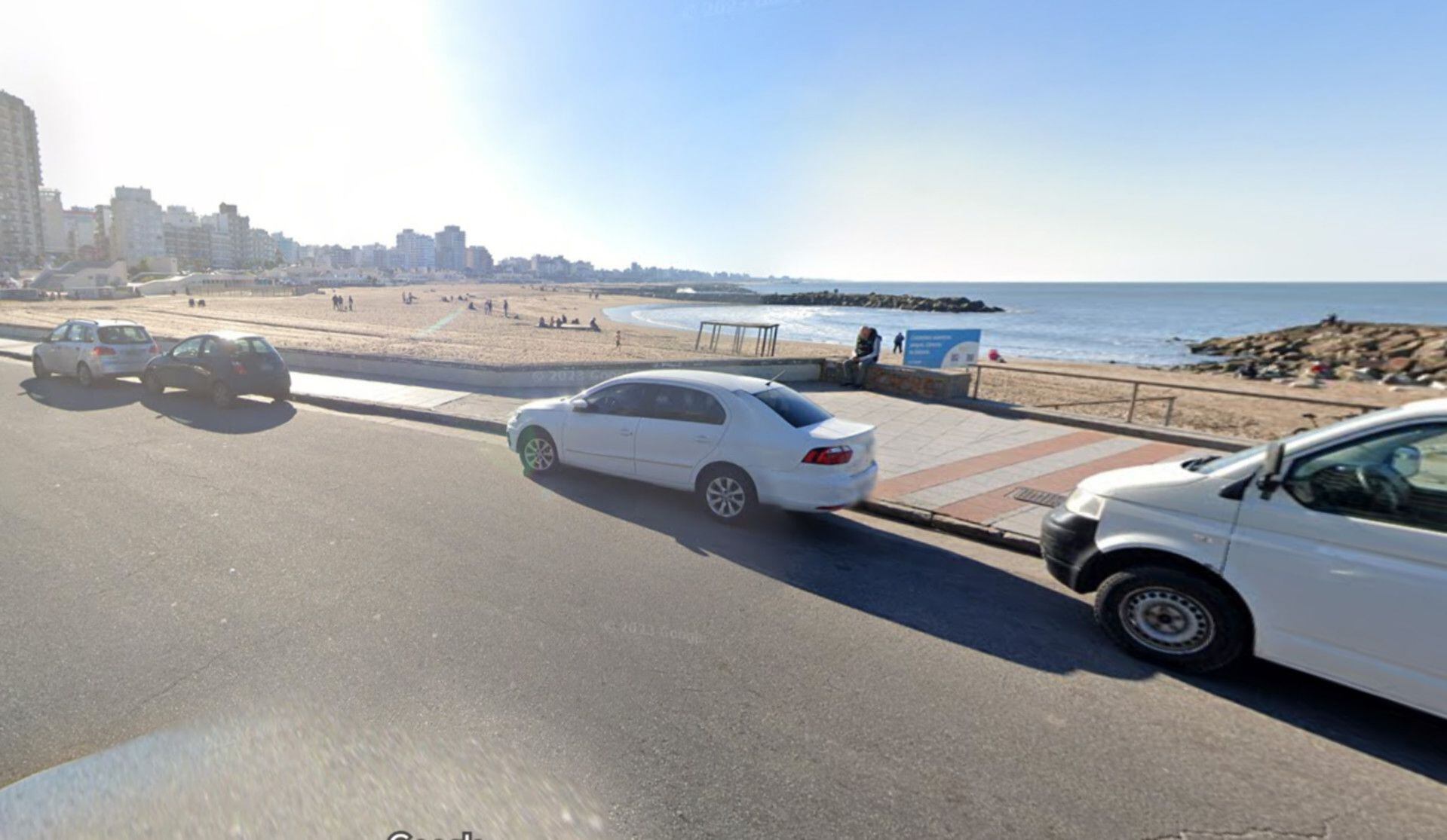 Hallaron el cadáver de un hombre en una playa de Mar del Plata (Google Maps)