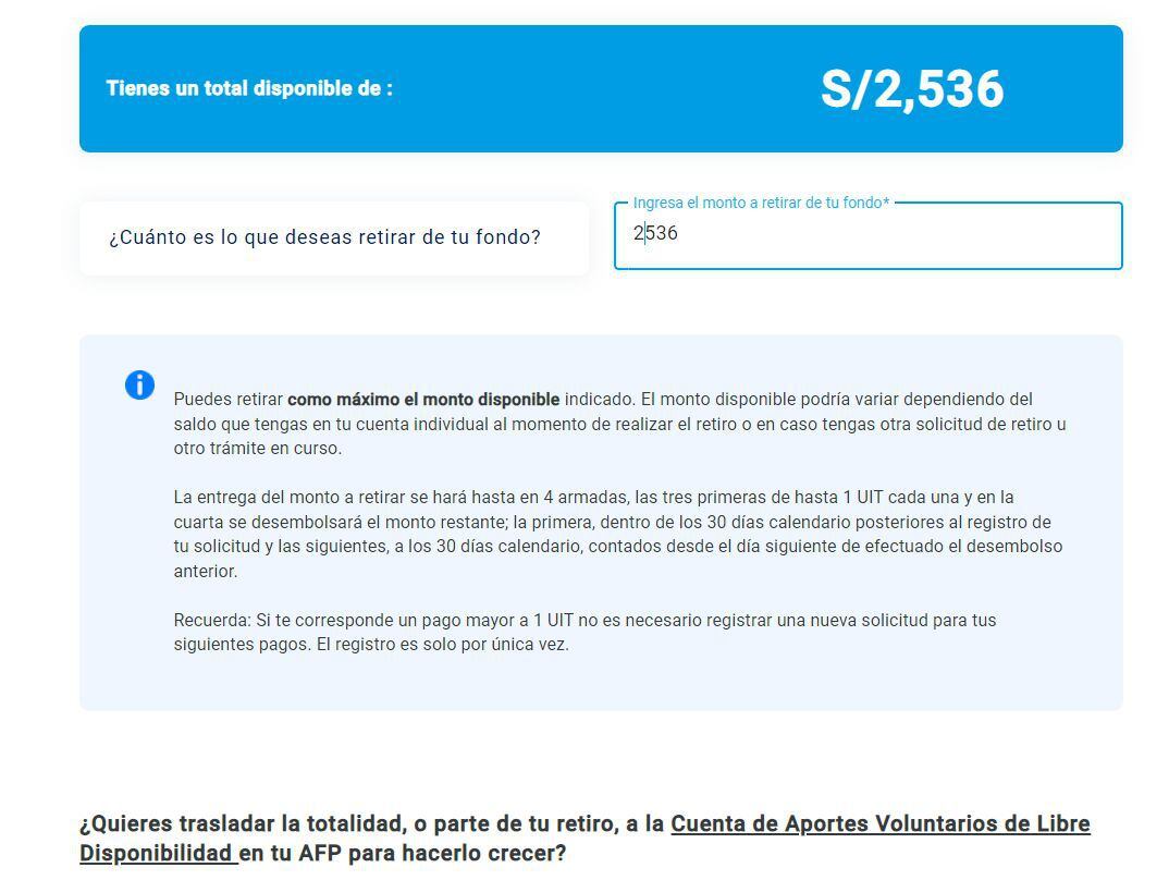 Paso a paso para ingresar tu solicitud de retiro de los fondos de tu AFP