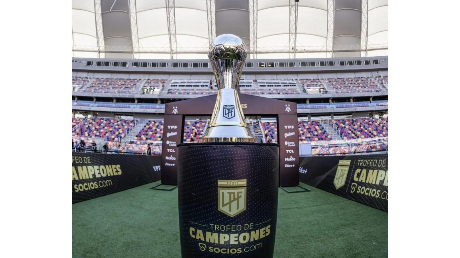 El Trofeo de Campeones enfrenta al ganador de la Copa de la Liga y Liga Profesional Argentina.