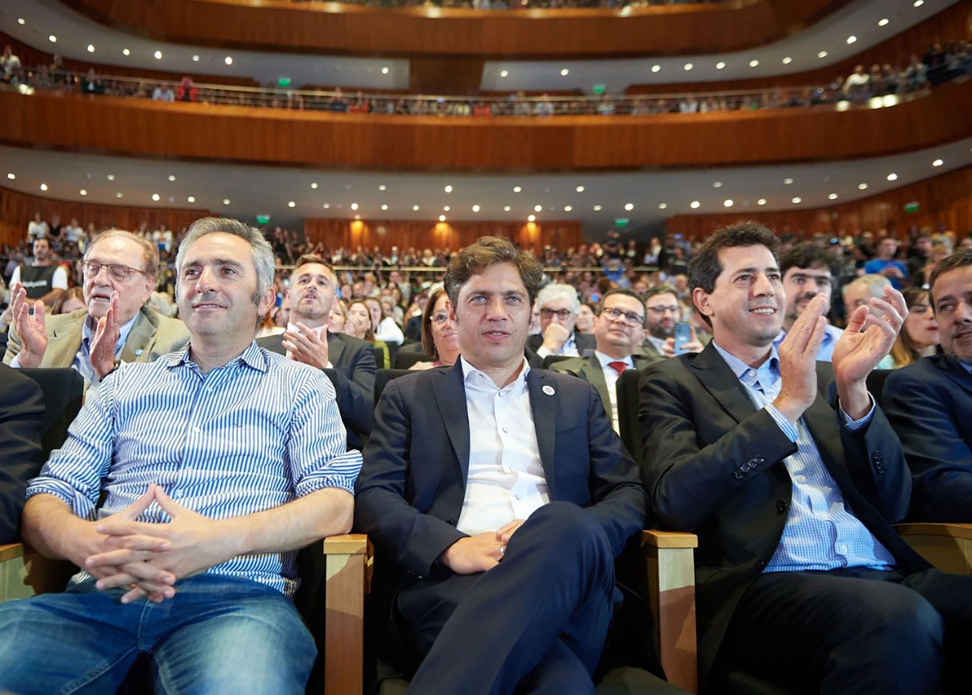 Andrés Larroque, Axel Kicillof, Eduardo de Pedro