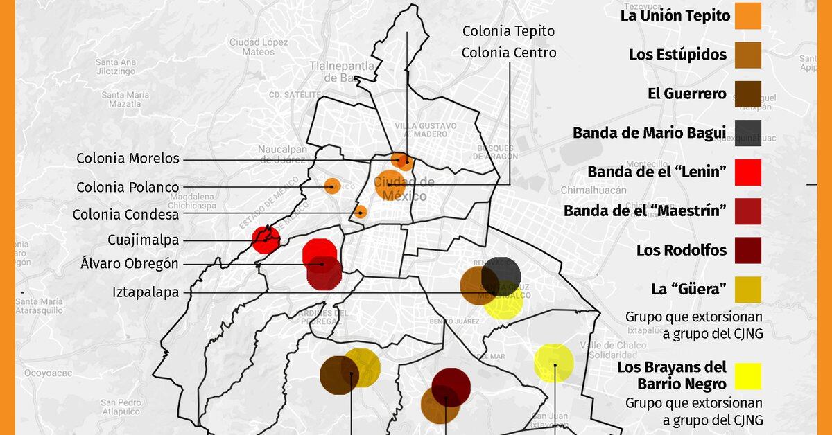 Mapa Del “cobro De Piso” En Cdmx Dónde Se Han Reportado Extorsiones 2706