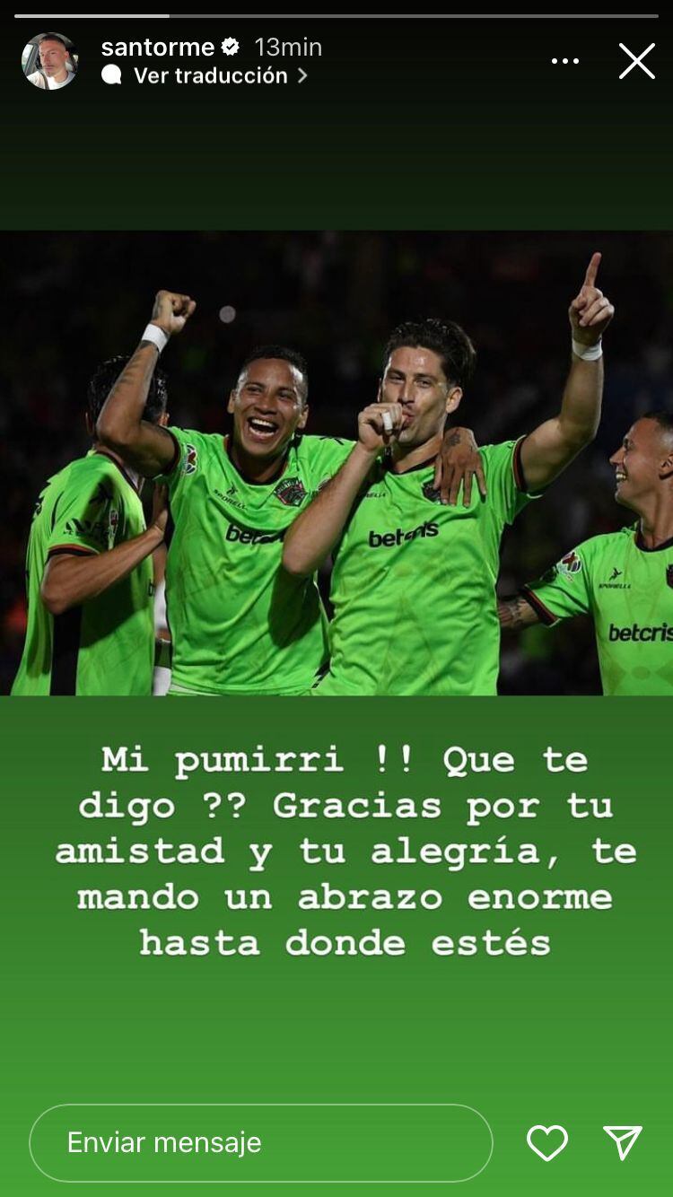 Santiago Ormeño le dio el último adiós a Diego Chávez, quien fuese su compañero en Juárez FC.