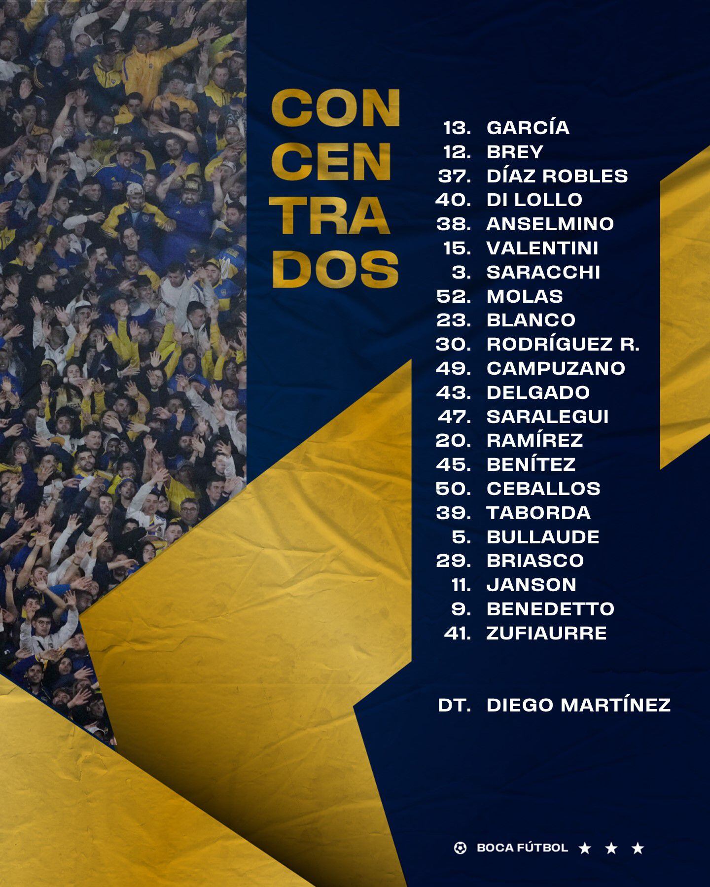 convocados boca vs nacional potosí