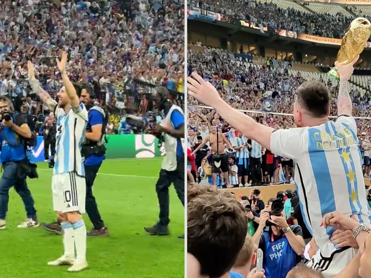 “Ya está”: la secuencia desde otro ángulo que publicó FIFA con los festejos de Messi tras ganar el Mundial