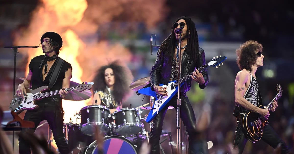 Le show de Lenny Kravitz en avant-première de la finale de la Ligue des Champions entre le Borussia Dortmund et le Real Madrid