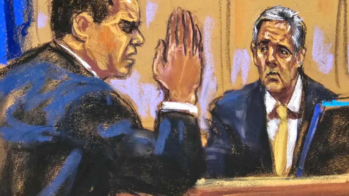 Juicio contra Donald Trump: Michael Cohen fue apuntado por la defensa del ex presidente