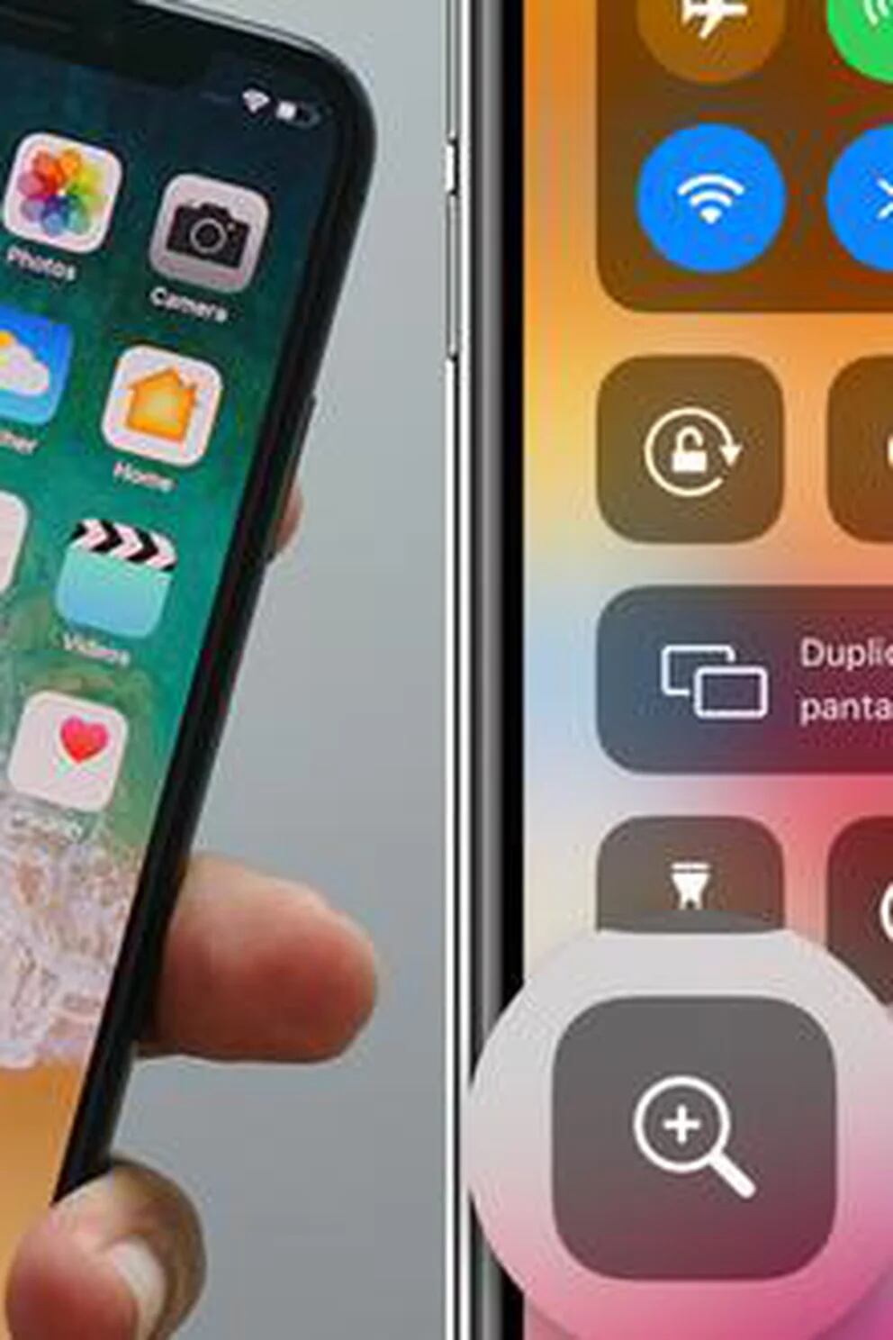 Cómo usar la lupa en iPhone y Android para ampliar la imagen de la pantalla  al