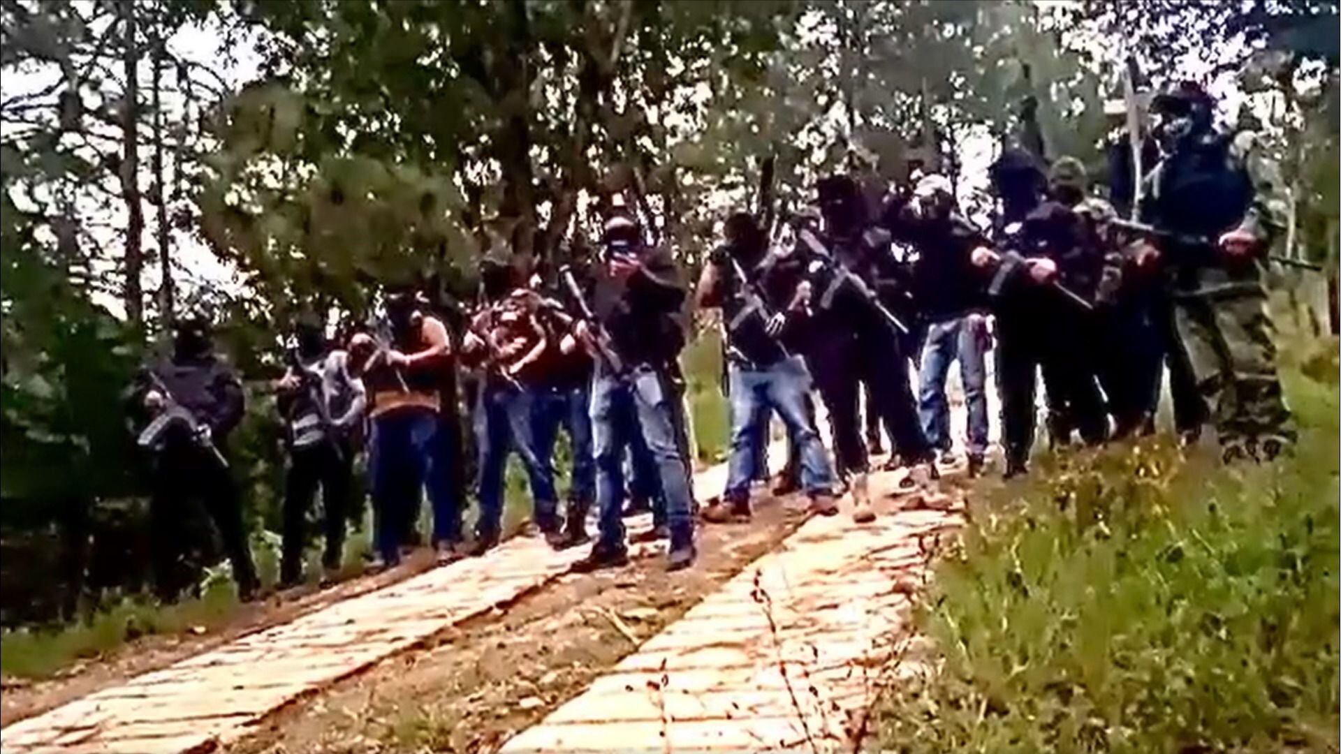 Grupo armado Chiapas contra bloqueos