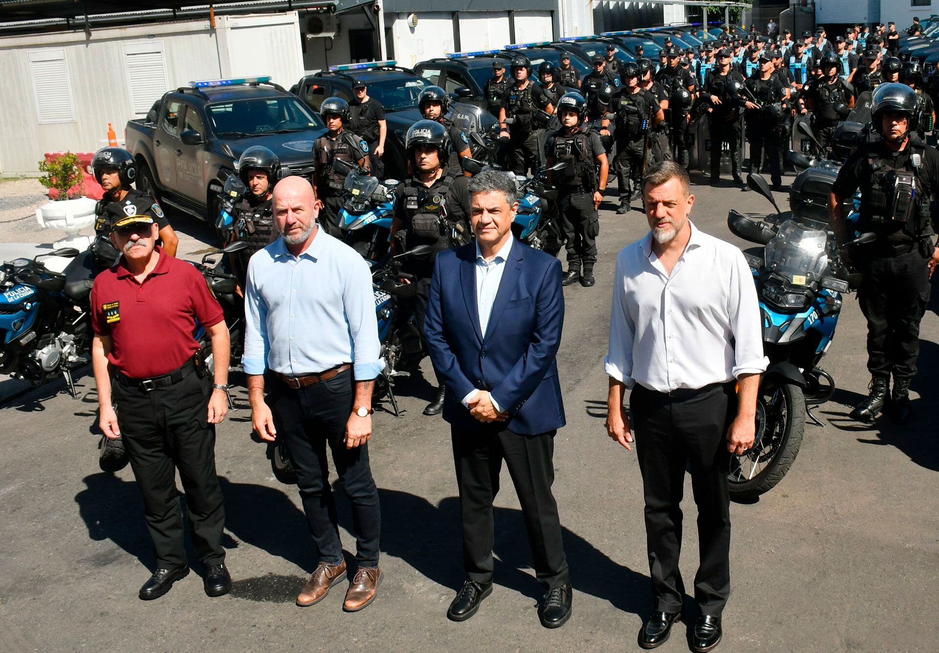 El gobierno porteño presentó una nueva unidad de despliegue policial para prevenir delitos