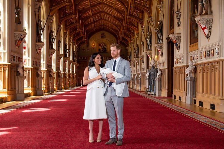 Los duques de Sussex en el castillo de Windsor el pasado 8 de mayo REUTERS