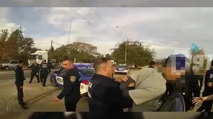 El agresor tras ser detenido