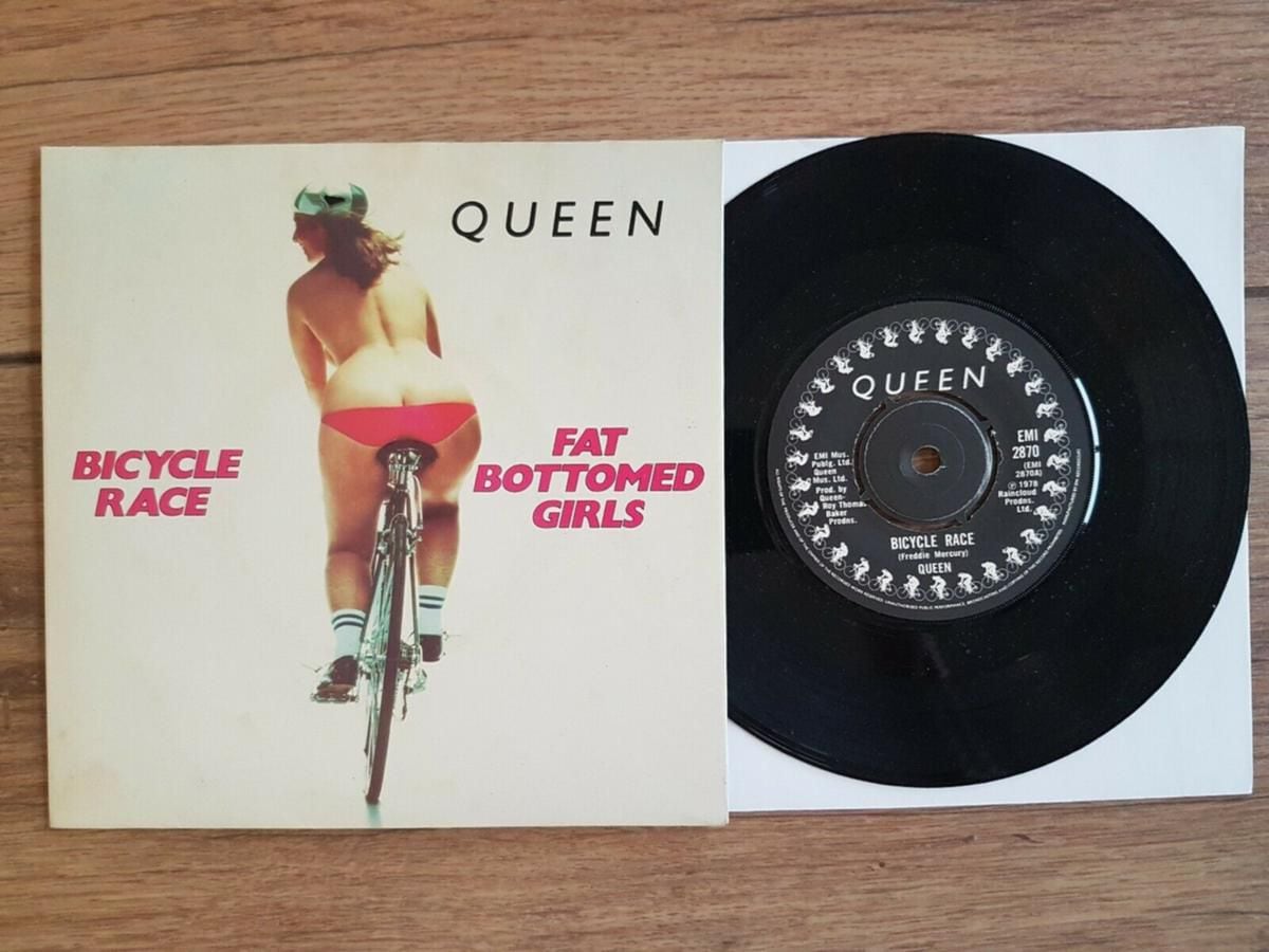 Desde su lanzamiento como sencillo en 1978, "Fat Bottomed Girls" causó gran controversia debido a su portada donde salía una chica completamente desnuda montando una bicicleta. Se le tuvieron que pintar bragas rojas para que pudiera circular en las tiendas