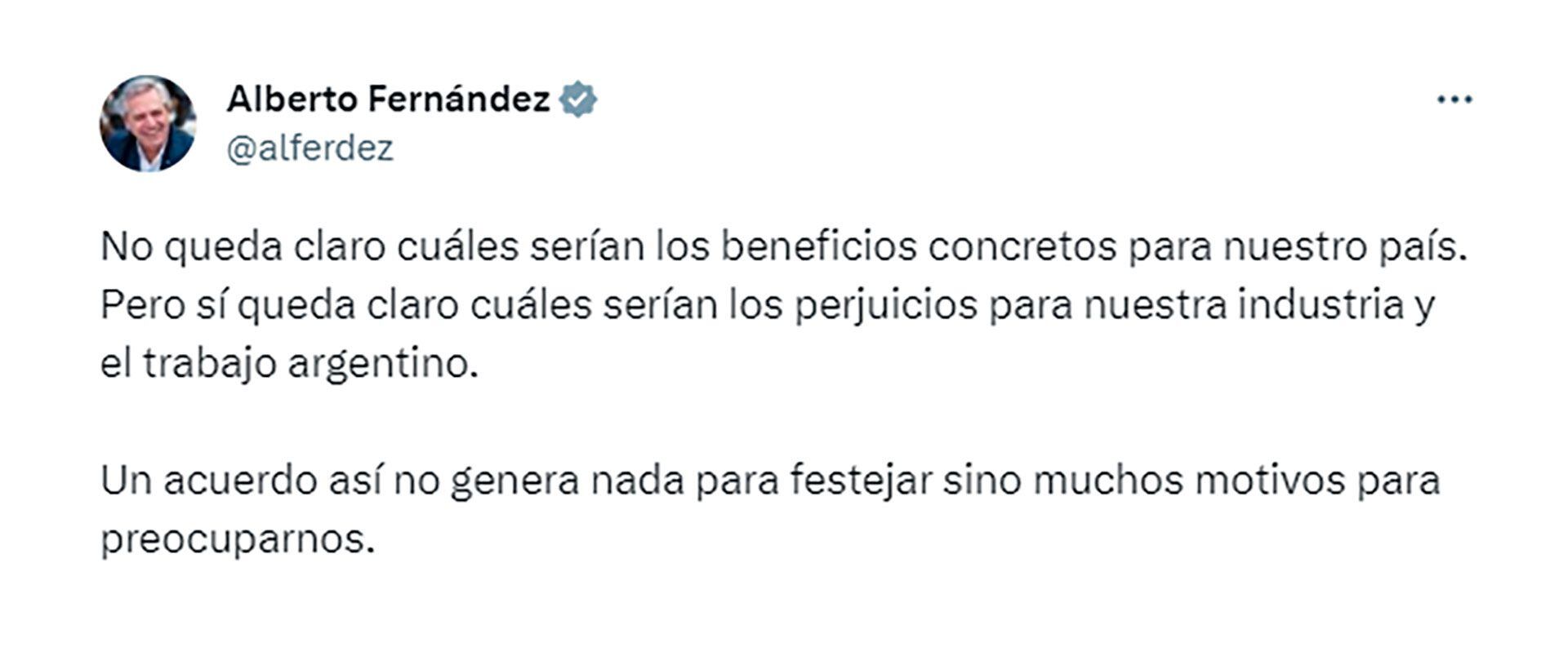 Alberto Fernández BRICS UE Mercosur