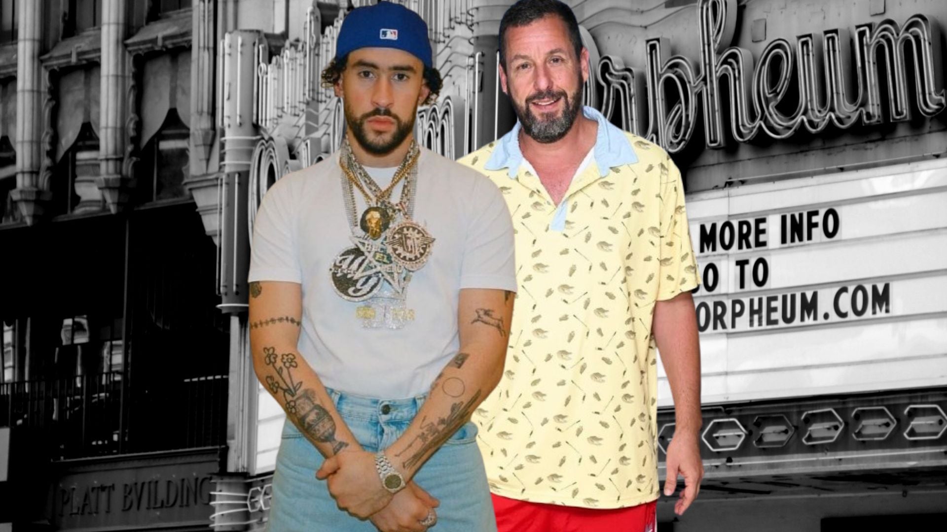 Bad Bunny y Adam Sandler se unen en la secuela de la película 'Happy Gilmore'