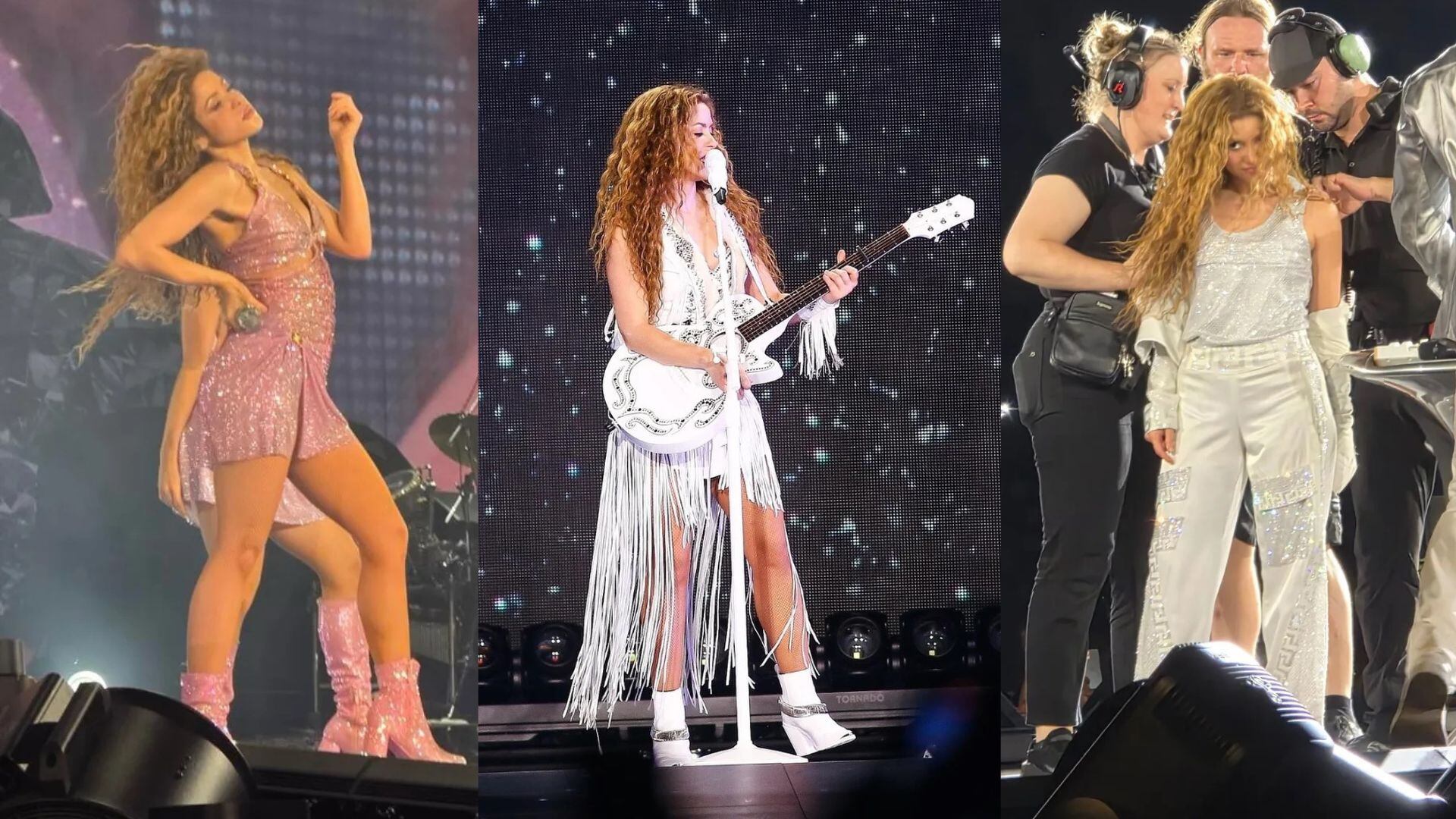 Así fue la presentación de Shakira junto a sus hijos Milan y Sasha en el primer concierto de su gira 'Las mujeres ya no lloran world tour' - Infobae